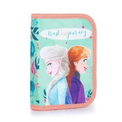 Jednopatrový penál do školy Oxybag se dvěma chlopněmi.