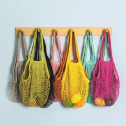 Síťová nákupní taška Sass & Belle String - žlutá - Image 2