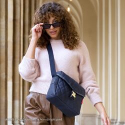Taška přes rameno Reisenthel Saddle bag M Rhombus black - Image 2