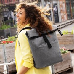 Batoh Reisenthel Rolltop Backpack Twist silver - Image 2