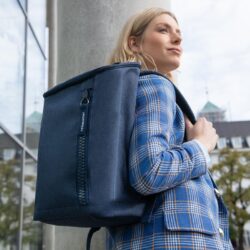 Batoh Reisenthel Overnighter-backpack M Herringbone dark blue - Image 2