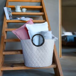 Taška/koš na prádlo Reisenthel Loophome S Frame Rhombus light grey - Image 2