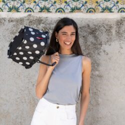 Nákupní košík Reisenthel Carrybag XS Frame Dots white - Image 2