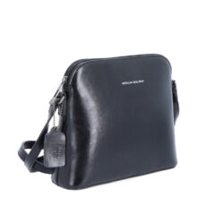 Malá kožená kabelka crossbody.