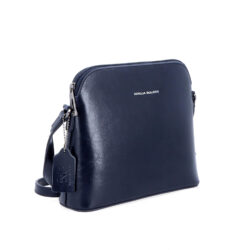 Malá kožená kabelka crossbody.