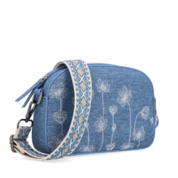 Crossbody kabelka s motivem patchwork.
