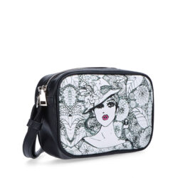 Crossbody kabelka s potiskem: