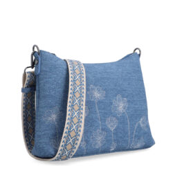 Crossbody kabelka s motivem patchwork.