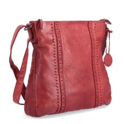 Kožená designová crossbody z pravé kůže