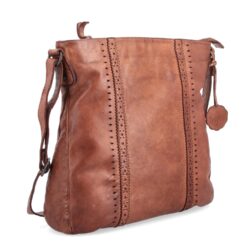 Kožená designová crossbody z pravé kůže