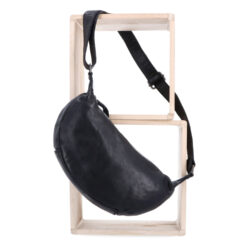 Malý kožený moonbag