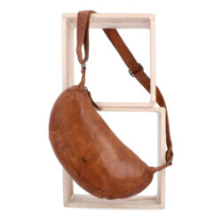Malý kožený moonbag