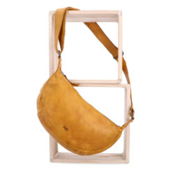 Malý kožený moonbag