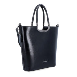 Velká kožená shopper kabelka