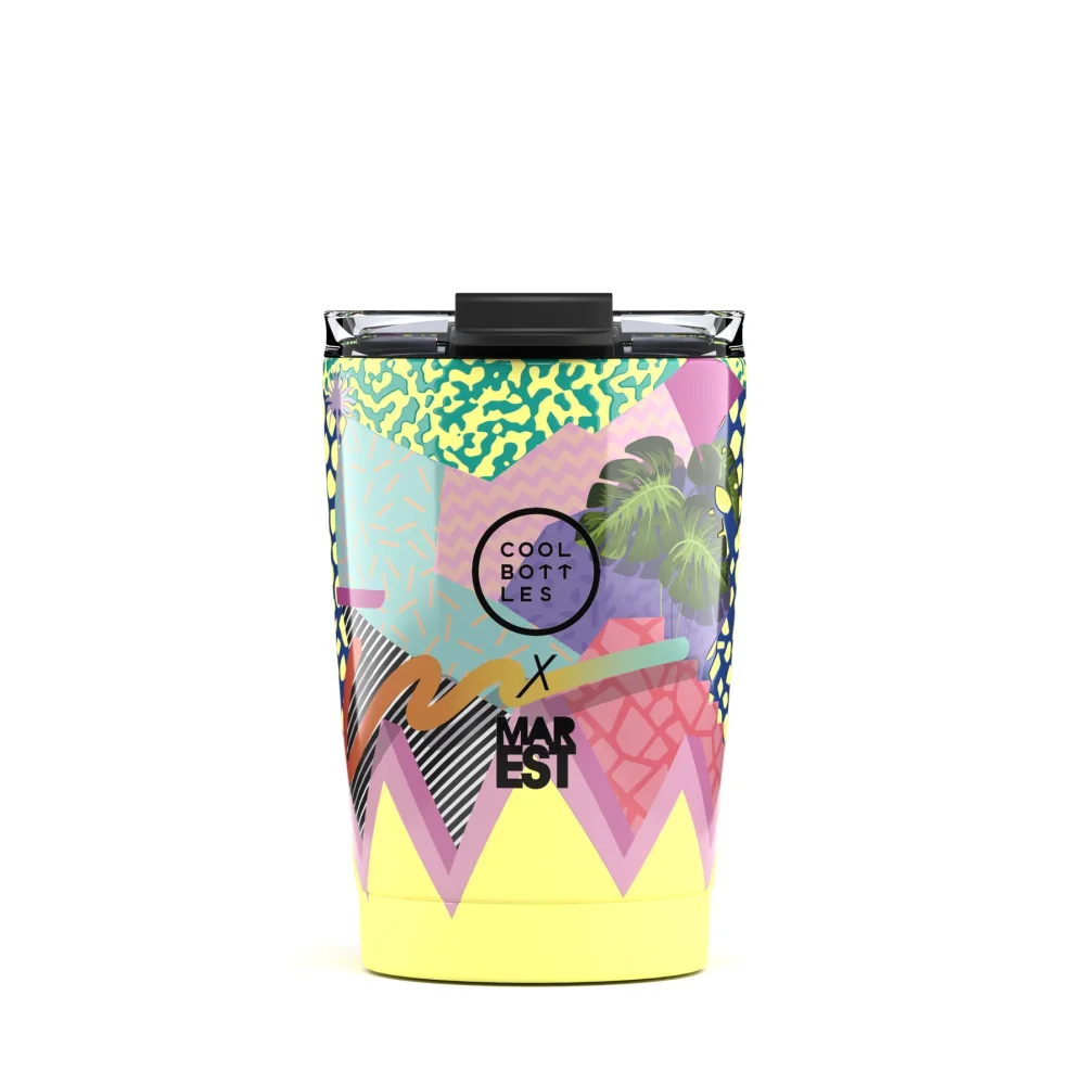 Unikátní třívrstvý nerezový termohrnek Cool Bottles Mediterranean od Antonya Maresta o objemu 330 ml.