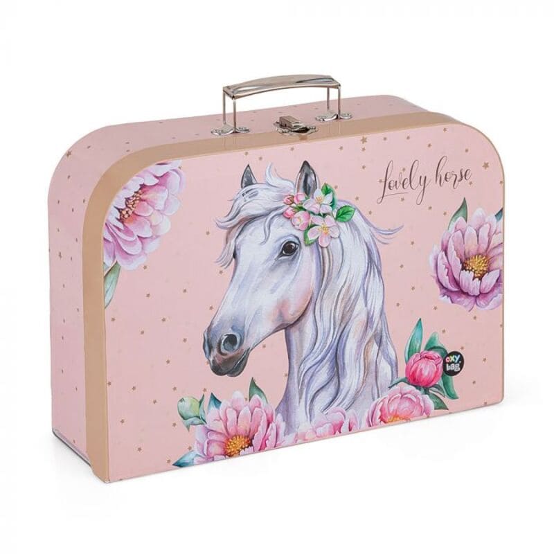 Kufřík lamino 34 cm Oxybag Kůň romantic.