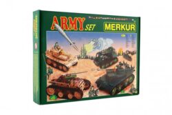 Stavebnice Merkur Army Set – 657 dílků a 40 modelů