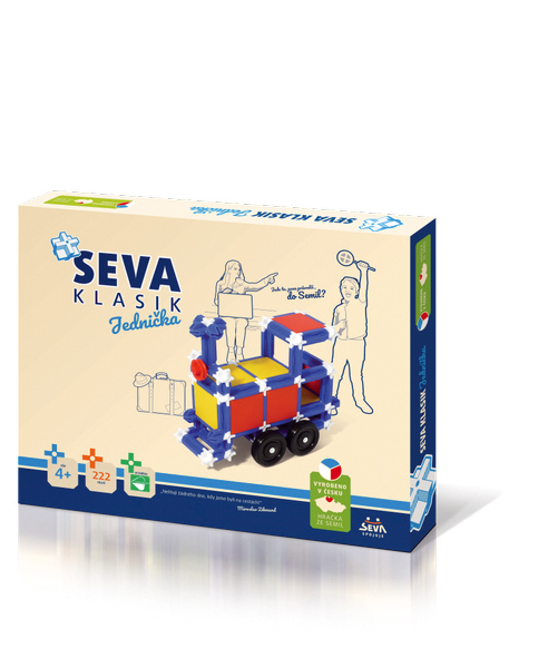 Stavebnice SEVA KLASIK Jednička – první krok do světa konstrukčních her