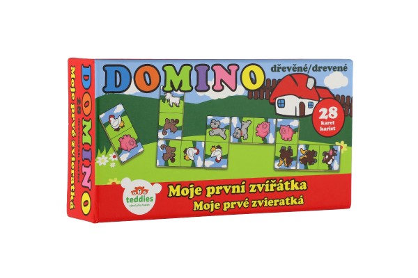 Dřevěné domino Moje první zvířátka je skvělou volbou pro děti