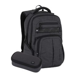 Praktický batoh pro starší školáky SCOUT je moderní školní batoh v tmavě šedém designu