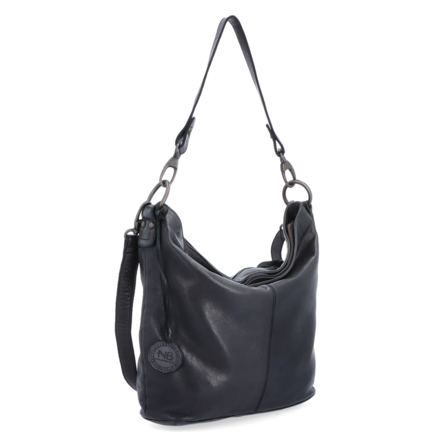 Elegantní hobo kabelka z pravé kůže