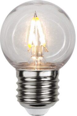 Dekorační LED žárovka E27 G45 Star Trading Cover Filament - čírá