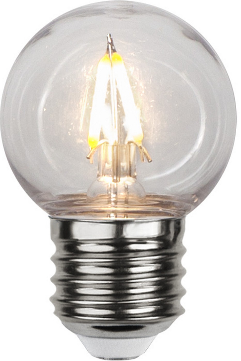 Dekorační LED žárovka E27 G45 Star Trading Cover Filament - čírá