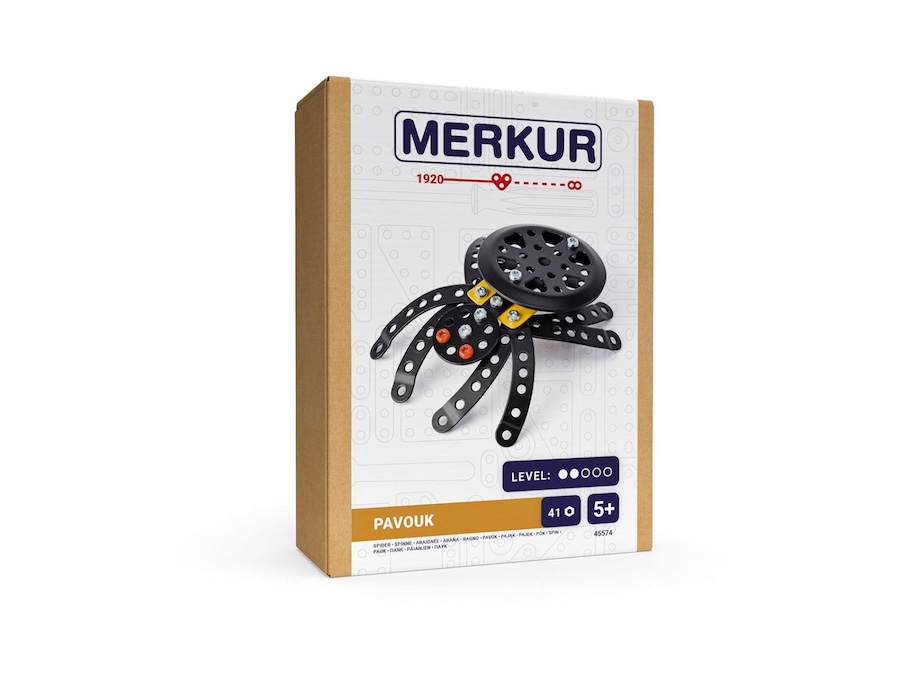 Stavebnice Merkur Pavouk – 41 dílků pro kreativní stavění
