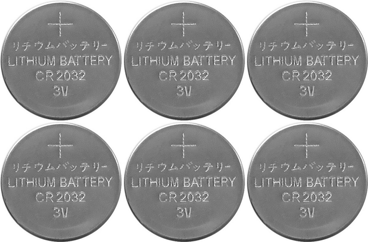 Sada 6 lithium baterií CR2032 Star Trading