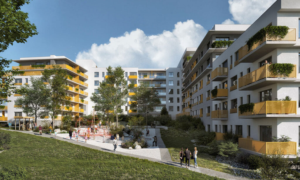 Vizualizace bydlení Nad Skalou, Praha, Barrandov