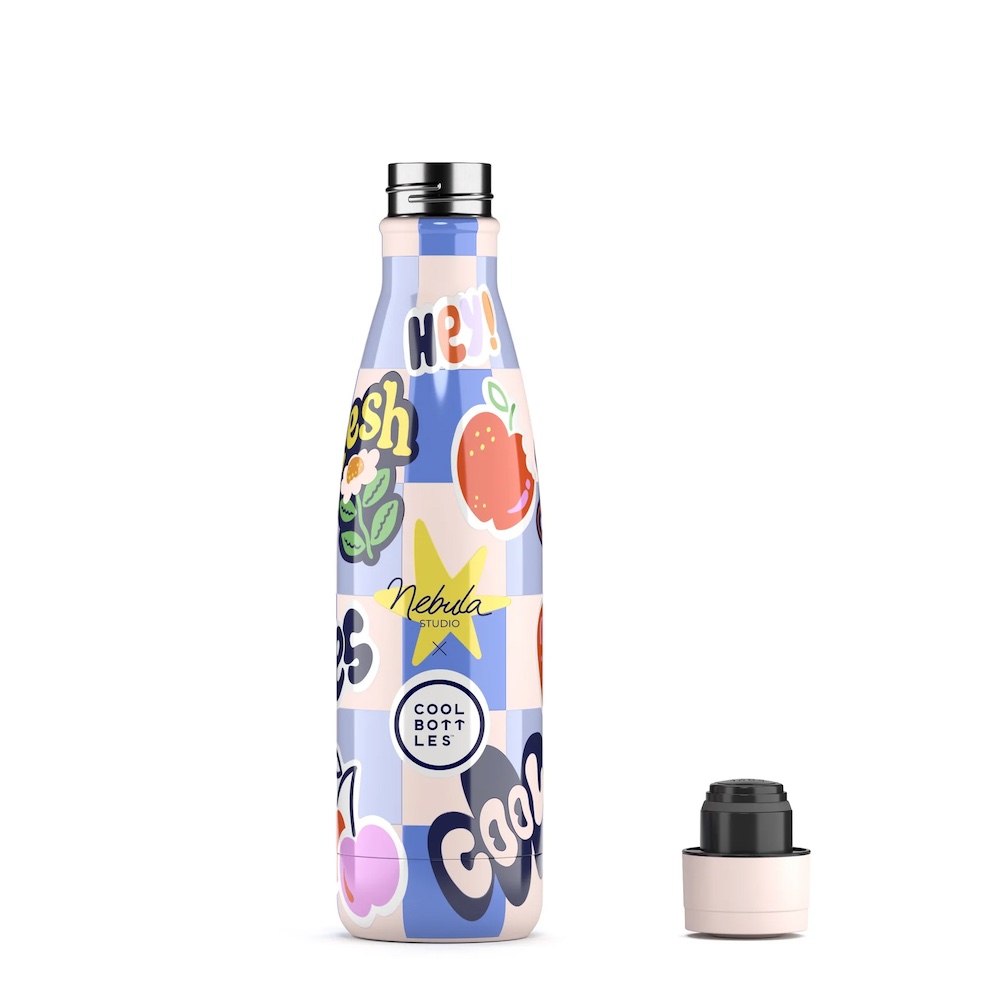 a to díky unikátní třívrstvé technologii Triple Cool™ Technology. Nerezová termoláhev Cool Bottles je vyrobená z kvalitní potravinářské oceli s označením 18/8