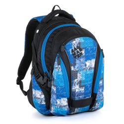 Prostorný studentský batoh od 4. třídy Bagmaster BAG je tříkomorový studentský batoh vhodný pro školáky od 4. třídy ZŠ. Nabízí velký prostor na učebnice